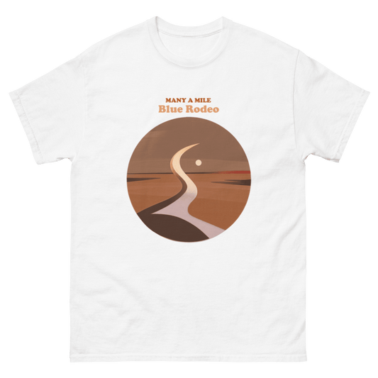 Many A Mile Tour Album Cover T-shirt