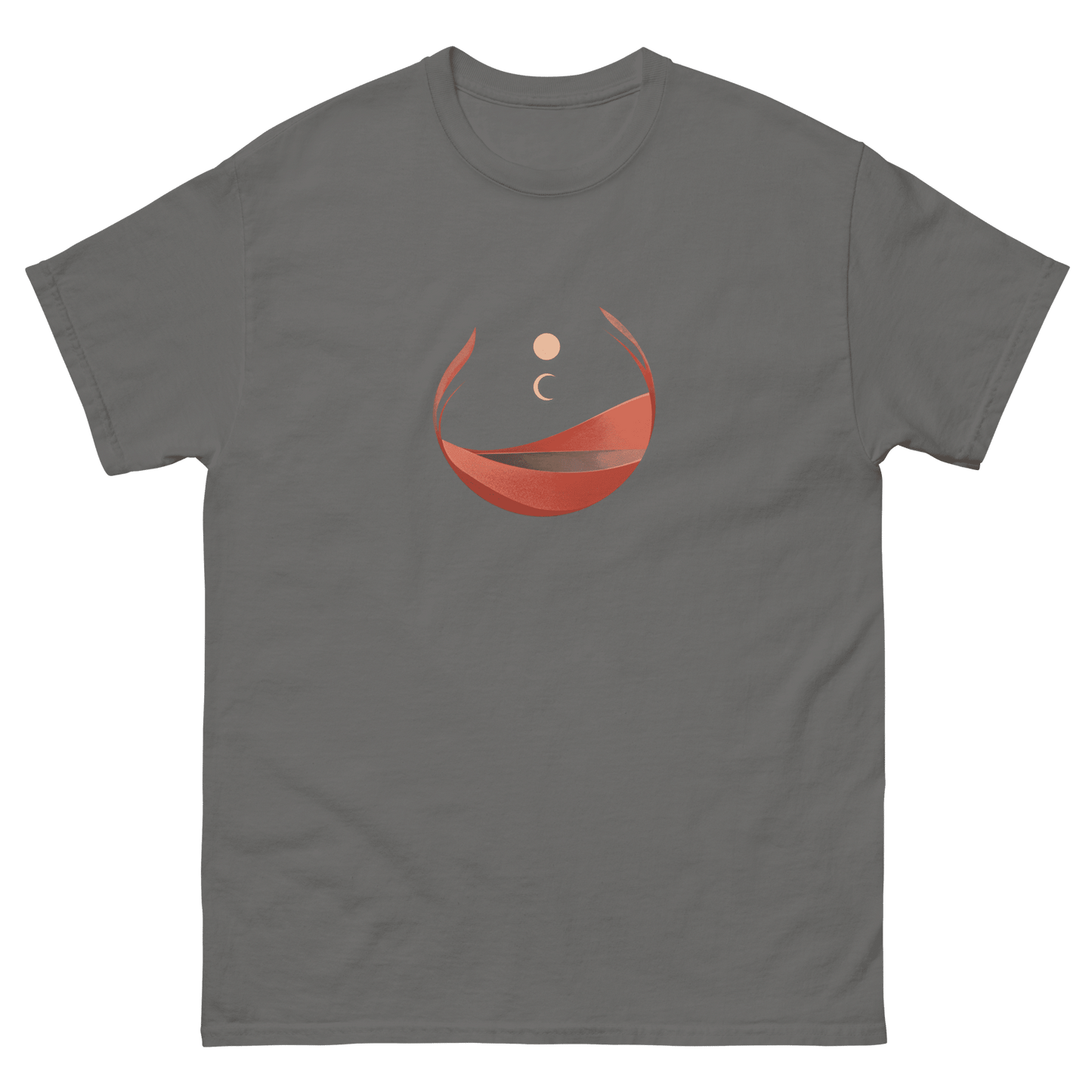 Many A Mile Grey Landscape T-shirt