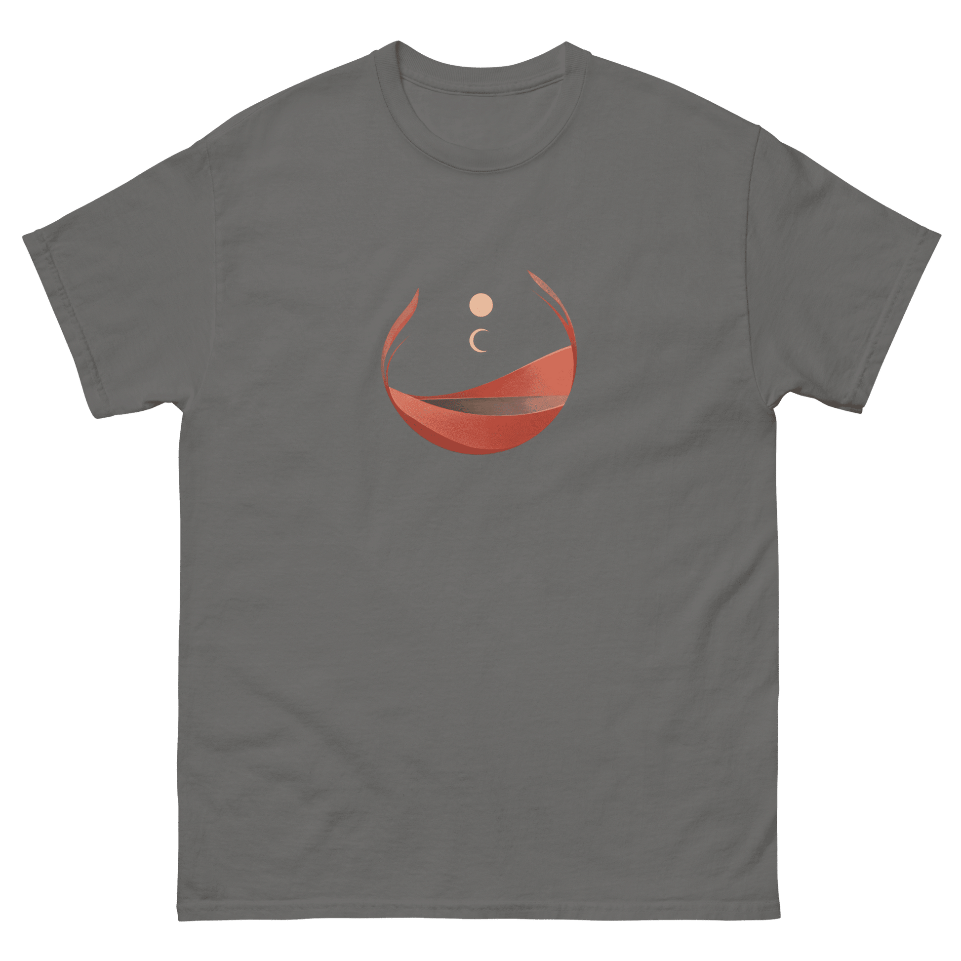 Many A Mile Grey Landscape T-shirt