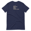 Unisex Premium T Shirt Navy Back 60bfc0fd69e54